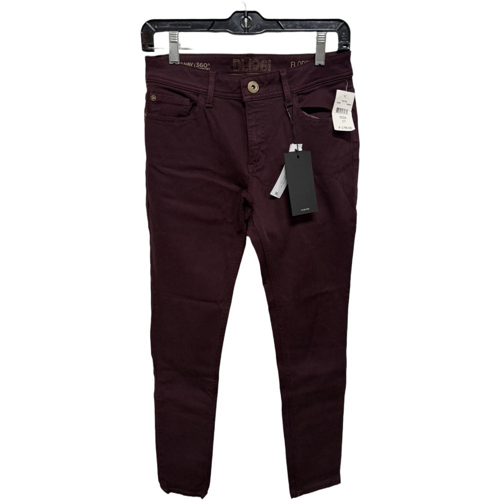 DL1961 Florence Instasculpt 4 Way 360 Stretch Skinny Jeans Pinot NWT Size 27